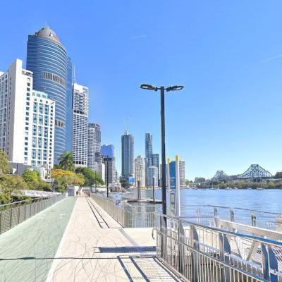 Brisbane City Botanic Gardens Riverwalk and River Hub, QLD